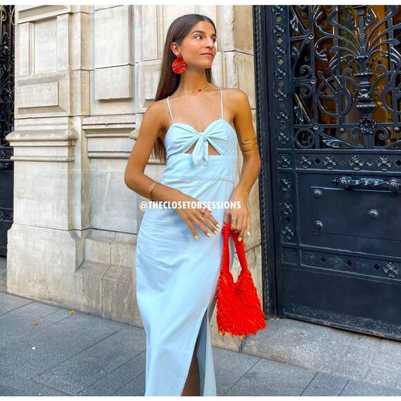 ZARA Strappy Midi Dress NWT LAST ONE!!! - Picture 2 of 16